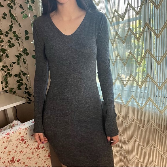 Bella Swan Screen Accurate Gray T Alexander Wang Dress Size S - Picture 1 of 4